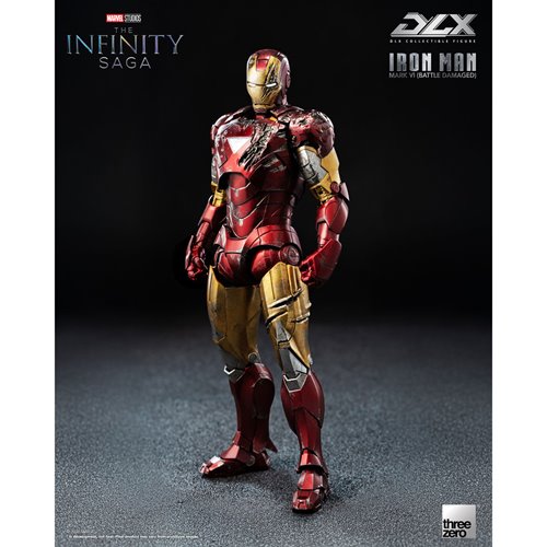 Marvel Studios: The Infinity Saga Iron Man Mark 6 Battle Damaged DLX Action Figure