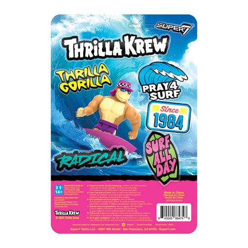 Thrilla Krew Thrilla Gorilla 3 3/4-Inch ReAction Figure