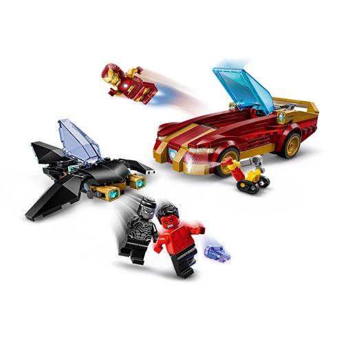 LEGO 76310 Iron Man Car & Black Panther vs. Red Hulk
