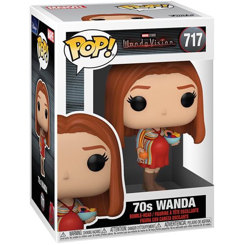 WandaVision 70's Wanda Pop! Vinyl Figure, Not Mint