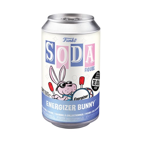 Energizer Bunny Vinyl Soda Figure
