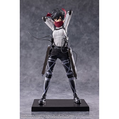 Attack on Titan: The Final Season Mikasa Ackerman Oshi Works Statue