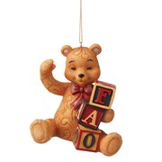 FAO Schwarz Teddy Bear by Jim Shore Holiday Ornament