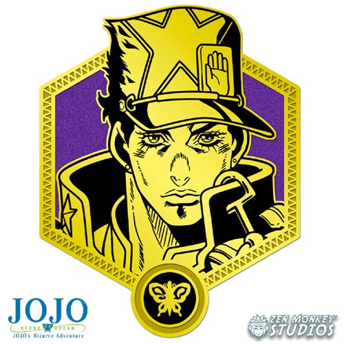Jojo's Bizarre Adventure: Stone Ocean Golden Jotaro Kujo Enamel Pin