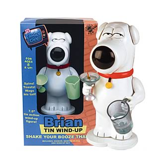Family Guy Brian Tin Wind-Up Figure