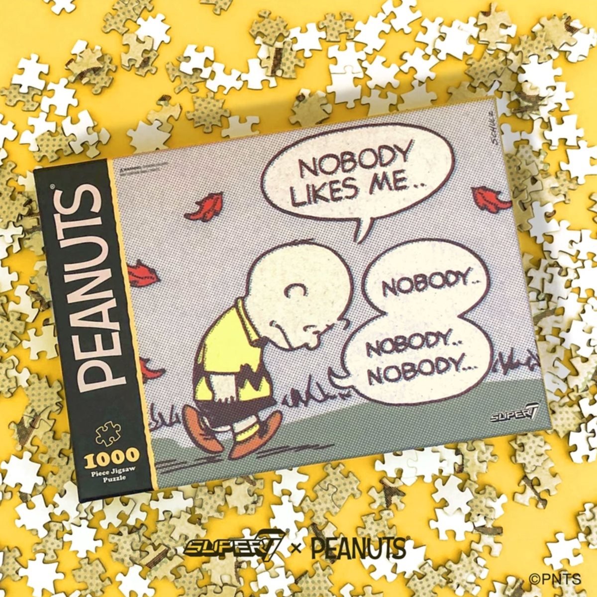 Details about   Peanuts Photomosaics Puzzle Snoopy & Charlie Brown  1000 Piece With Poster