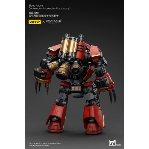 Joy Toy Warhammer The Horus Heresy Blood Angels Contemptor Incaendius Dreadnought 1:18 Scale Action