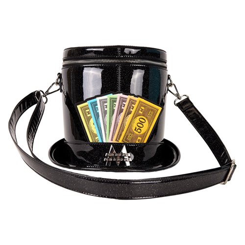 Monopoly Top Hat Crossbody Purse