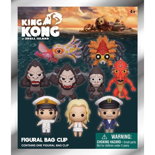 King Kong 3D Foam Bag Clip Display Case of 24