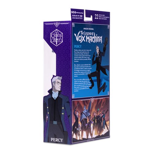 Critical Role: The Legend of Vox Machina Wave 1 Percy 7-Inch Scale Action Figure