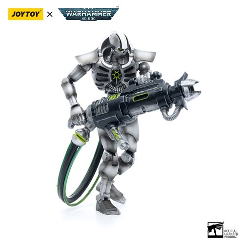 Joy Toy Warhammer 40,000 Necrons Sautekh Dynasty Immortal with Tesla Carbine 1:18 Scale Action Figur