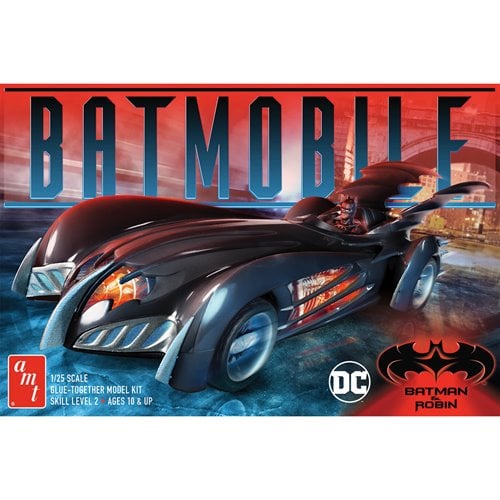 Batman and Robin Batmobile 1:25 Scale Model Kit