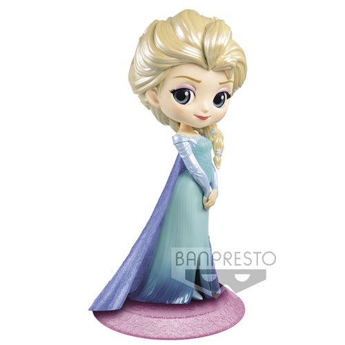 Frozen Elsa Glitter Line Q Posket Statue