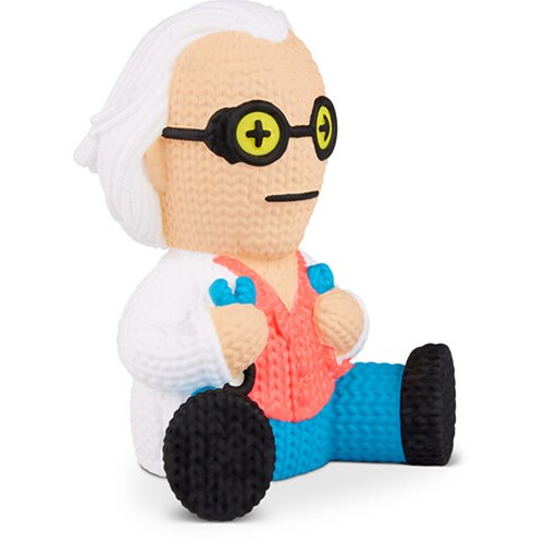 Back to the Future Dr. Emmett Brown with Jumper Cables #149 Limited Edition Blacklight Handmade By R