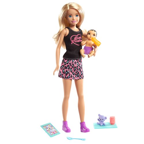 Barbie Skipper Babysitters Inc Toddler & Baby 2-Pack Blonde Baby Doll New 