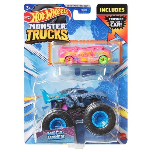 Hot Wheels Monster Trucks Vehicle 2023 Mix 2 2-Pack Case of 8
