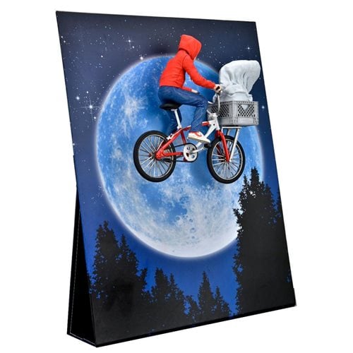 E.T. the Extra-Terrestrial Elliott and E.T. on Bicycle 40th Anniversary 7-Inch Scale Action Figure