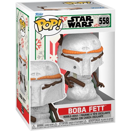 Star Wars Holiday Boba Fett Snowman Pop! Vinyl Figure