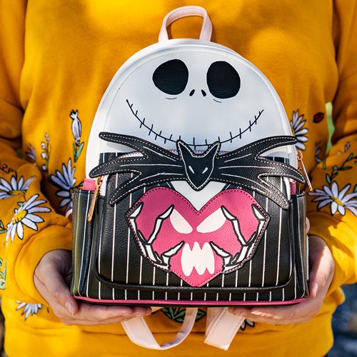 The Nightmare Before Christmas Jack Skellington Valo-ween Mini-Backpack - Entertainment Earth Exclusive