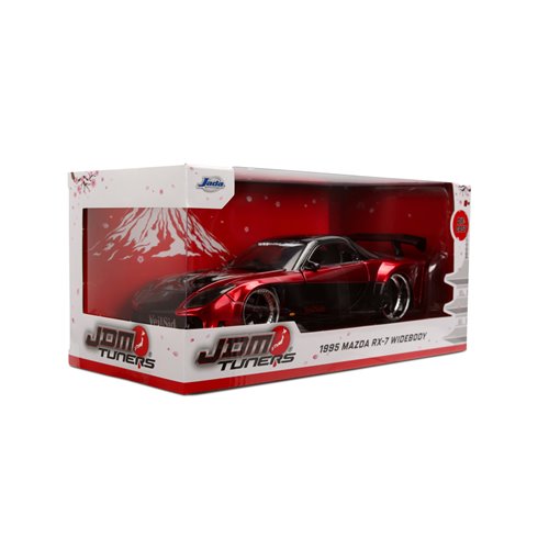 JDM Tuners 1995 Mazda RX-7 Widebody 1:24 Scale Die-Cast Metal Vehicle