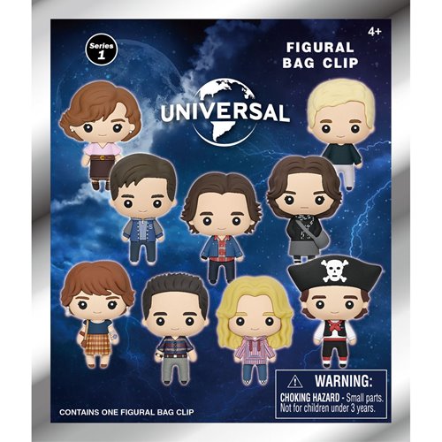 Universal 1980s Movies 3D Foam Bag Clip Display Case of 24