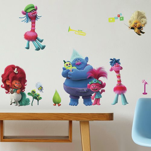 Trolls World Tour Peel and Stick Wall Decals