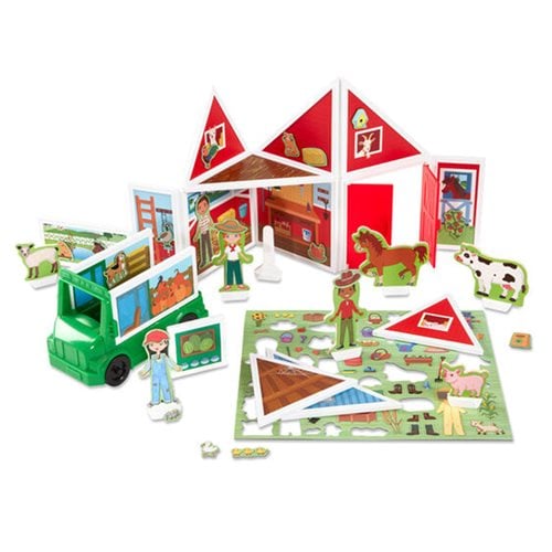 Magnetivity On the Farm Magnetic Building Play Set