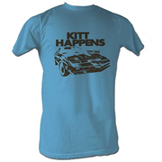 Knight Rider KITT Happens Turquoise T-Shirt