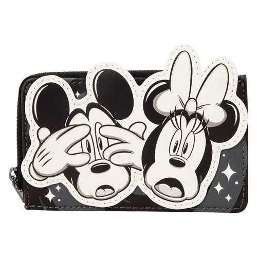 Disney Mickey & Minnie Mouse Ghost Zip Around Card Holder