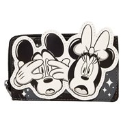 Disney Mickey & Minnie Mouse Ghost Zip Around Card Holder