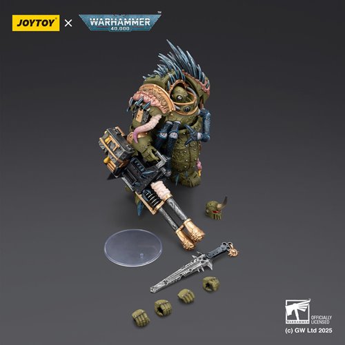 Joy Toy Warhammer 40,000 Death Guard Blightlord Terminator 1 Reaper Autocannon & Bubotic Blades 1:18