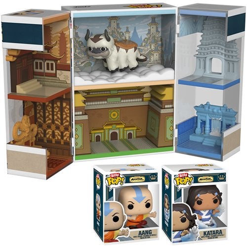 Avatar The Last Airbender Four Kingdoms Funko Bitty Pop! Box Playset