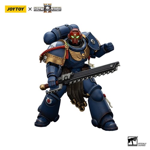 Joy Toy Warhammer Space Marine II Ultramarines Sergeant Gadriel Collectors Edition 1:18 Scale Action