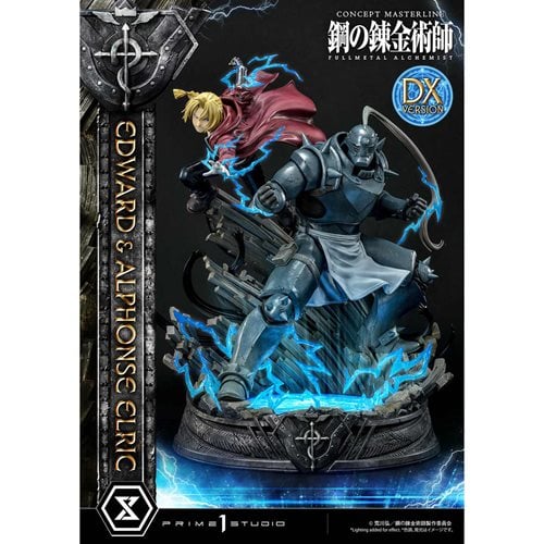 Fullmetal Alchemist Edward and Alphonse Elric Concept Masterline Deluxe 1:6 Scale Statue