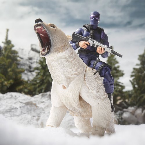 G.I. Joe Classified Series Snake Eyes 6-Inch Action Figure with Polar Bear