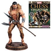 Marvel Kraven The Hunter Black Pawn Chess Piece with Collector Magazine #80
