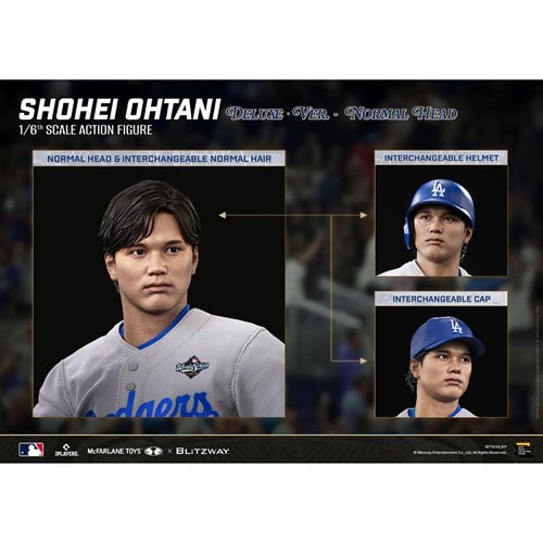 MLB McFarlane Sportspicks Los Angeles Dodgers Shohei Ohtani Deluxe Version 1:6 Scale Action Figure
