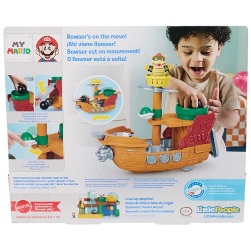 Super Mario Bros. Little People My Mario Bowser's Airship Playset