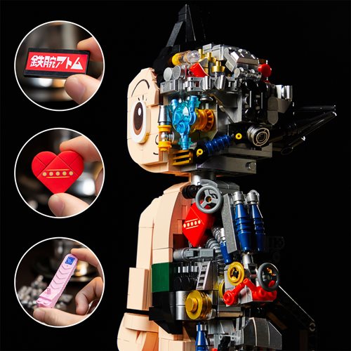 Astro Boy Mechanical Clear Version 1,250-Piece Building Block Set - Previews Exclusive