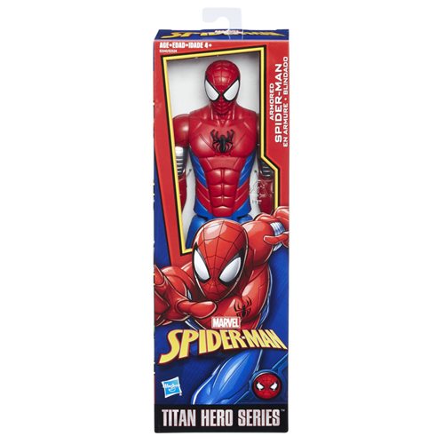 Spider-Man Titan Hero Series Web Warriors Armored Spider-Man 12-Inch Action Figure