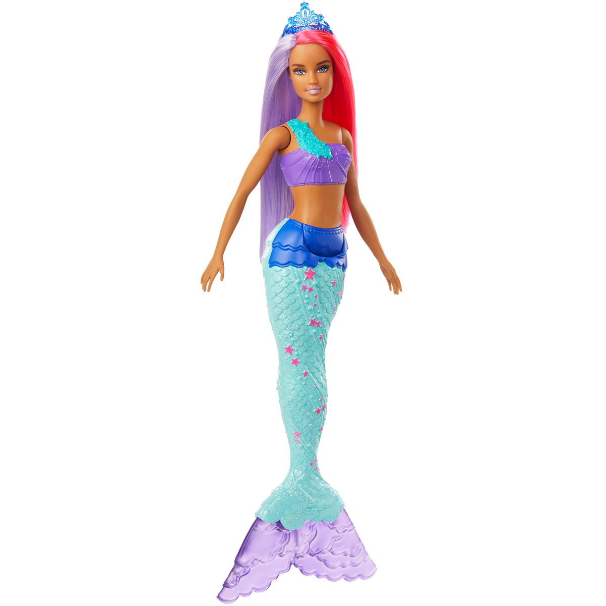 Barbie Dreamtopia Mermaid Doll with Purple and Coral Hair