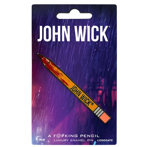 John Wick A Pencil Hard Enamel Pin