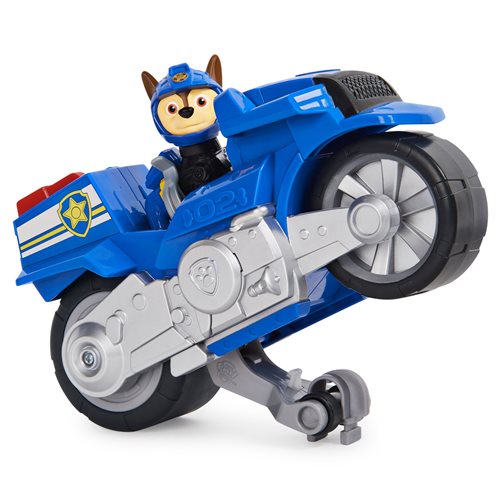 PAW Patrol Moto Pups Chase's Deluxe Pull Back Motorcycle Vehicle