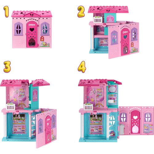 Barbie Family & Friends Club Chelsea Pop-Up House