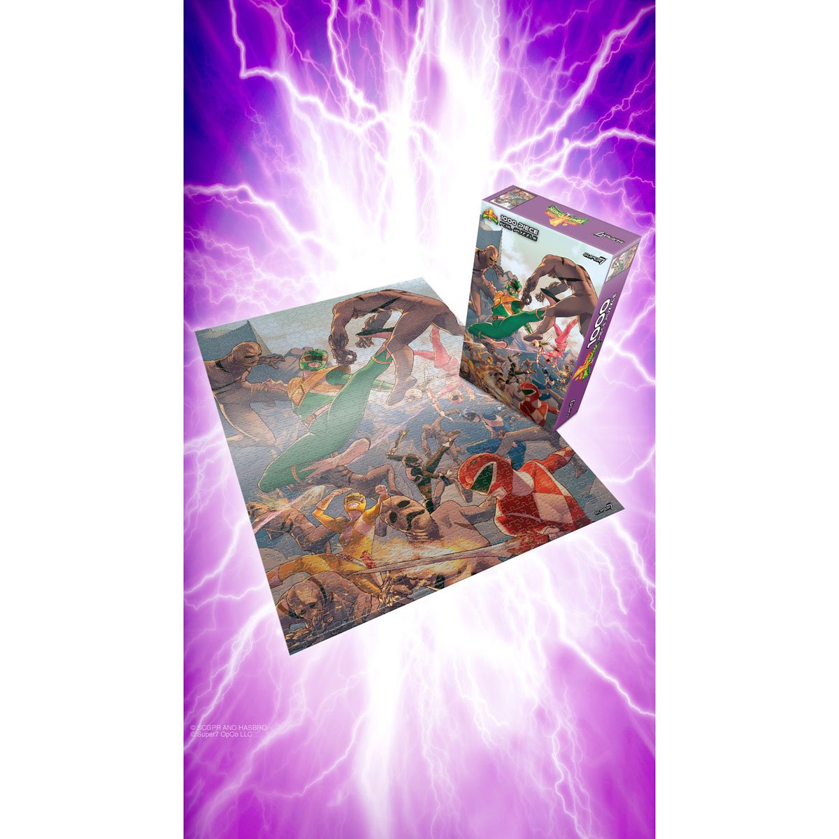 Power Ranger 25 Puzzle Mighty Morphin Power Rangers Grouped Puzzle