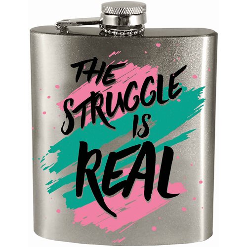The Struggle is Real Hip Flask