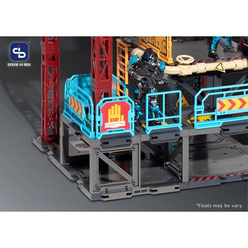 Scene in Box Industrial Depot 1:18 Scale Building Diorama