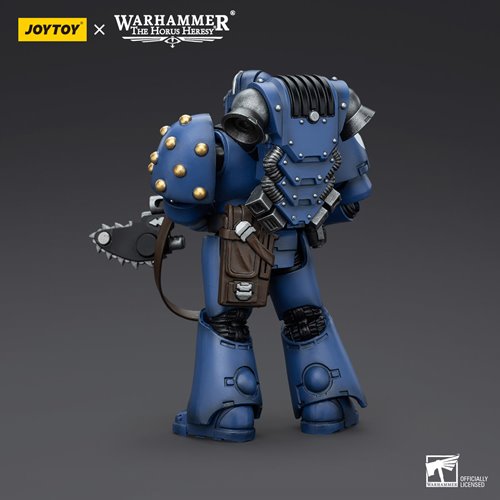 Joy Toy Warhammer: The Horus Heresy Ultramarines Mk VI Squad with Bolter and Chainblade 1:18 Scale A