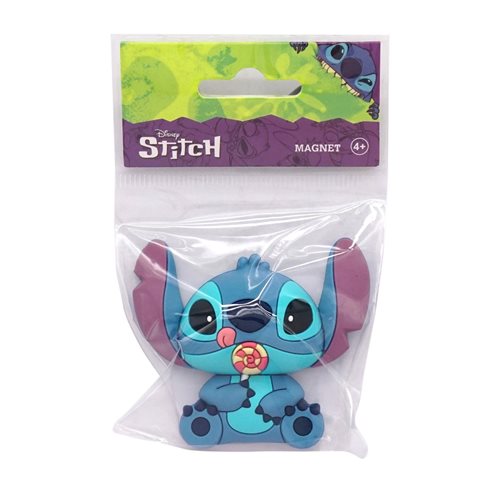 Lilo & Stitch Stitch with Lollipop 3D Foam Magnet