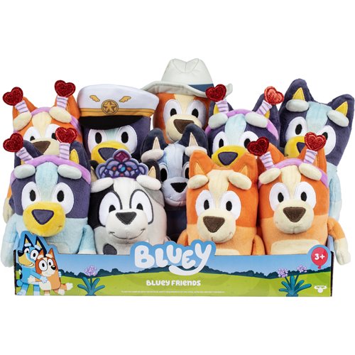 Bluey Series 12 Plush Display Case of 10